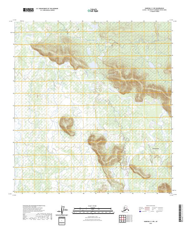 Nabesna C-1 NW, AK — USGS 7.5-minute topo (2023)