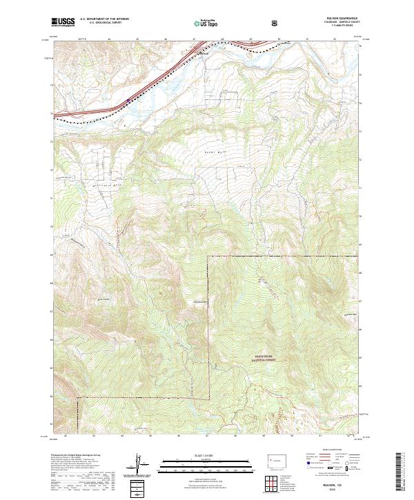 Rulison, CO — USGS 7.5-minute topo (2022)