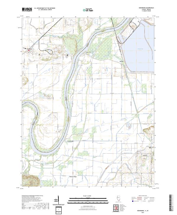 Keensburg, IL-IN — USGS 7.5-minute topo (2024)