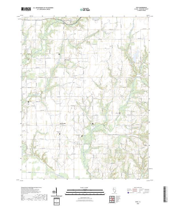 Stoy, IL — USGS 7.5-minute topo (2024)