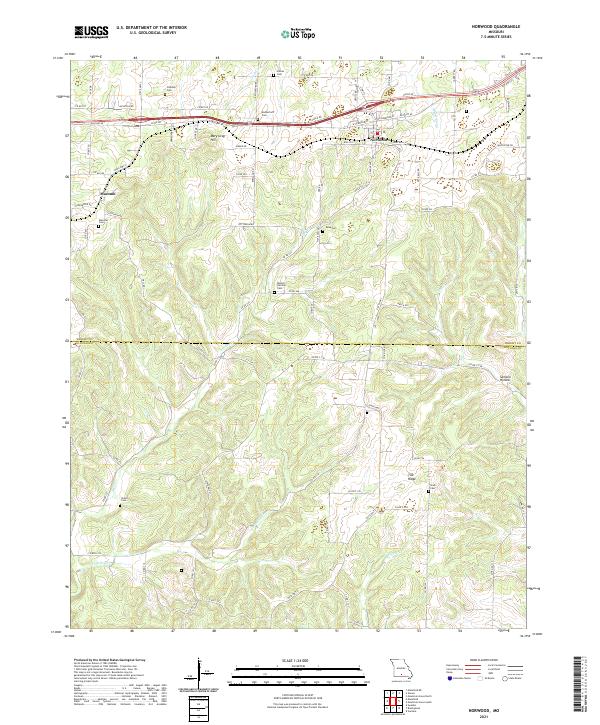 Norwood, MO — USGS 7.5-minute topo (2021)