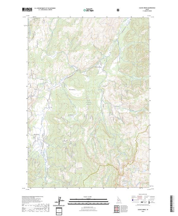 Cache Creek, ID — USGS 7.5-minute topo (2024)