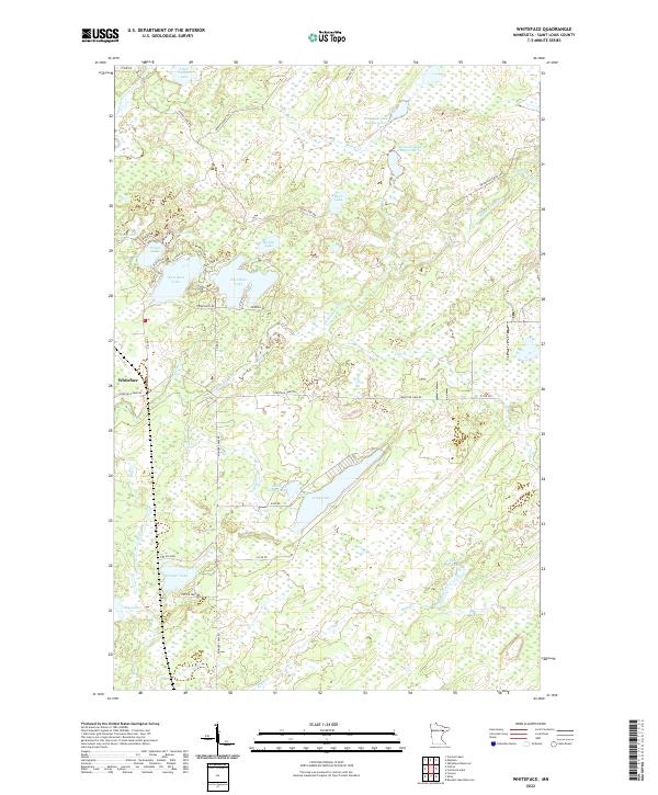 Whiteface, MN — USGS 7.5-minute topo (2022)