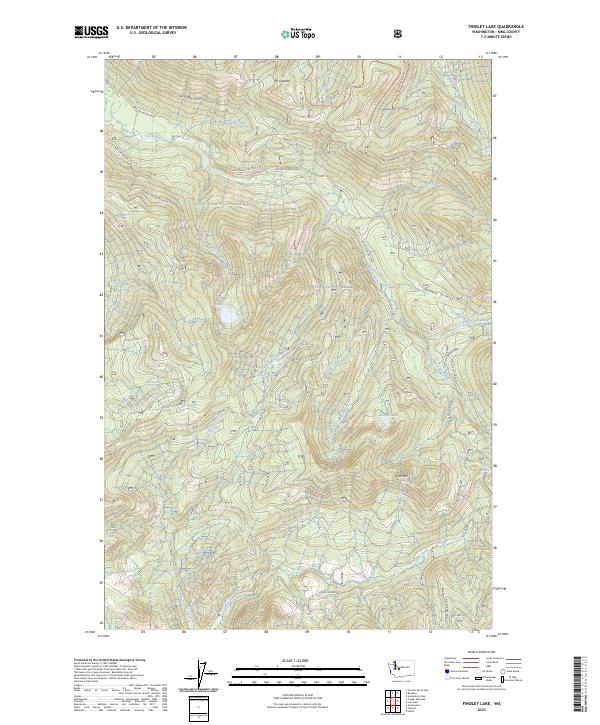 Findley Lake, WA — USGS 7.5-minute topo (2023)
