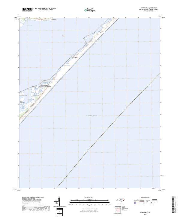 Styron Bay, NC — USGS 7.5-minute topo (2022)