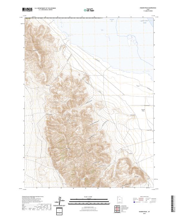 Craner Peak, UT — USGS 7.5-minute topo (2023)
