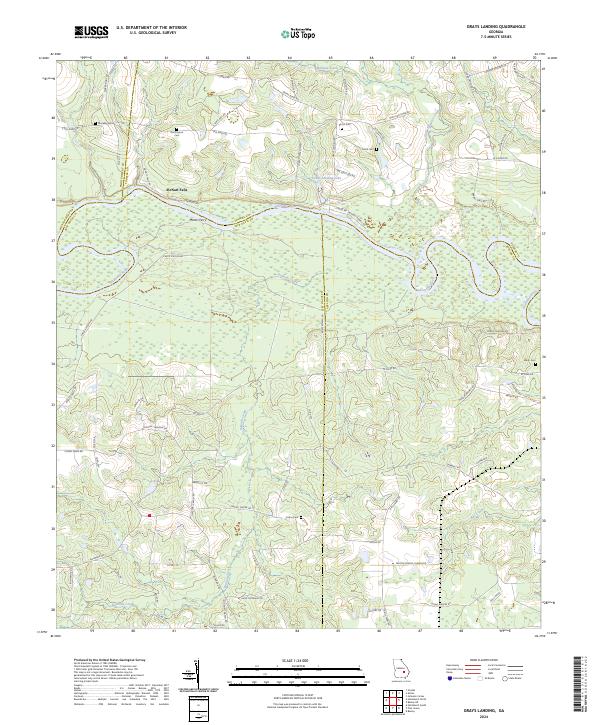 Grays Landing, GA — USGS 7.5-minute topo (2024)