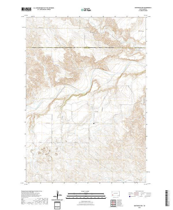 Smithwick NW, SD — USGS 7.5-minute topo (2021)