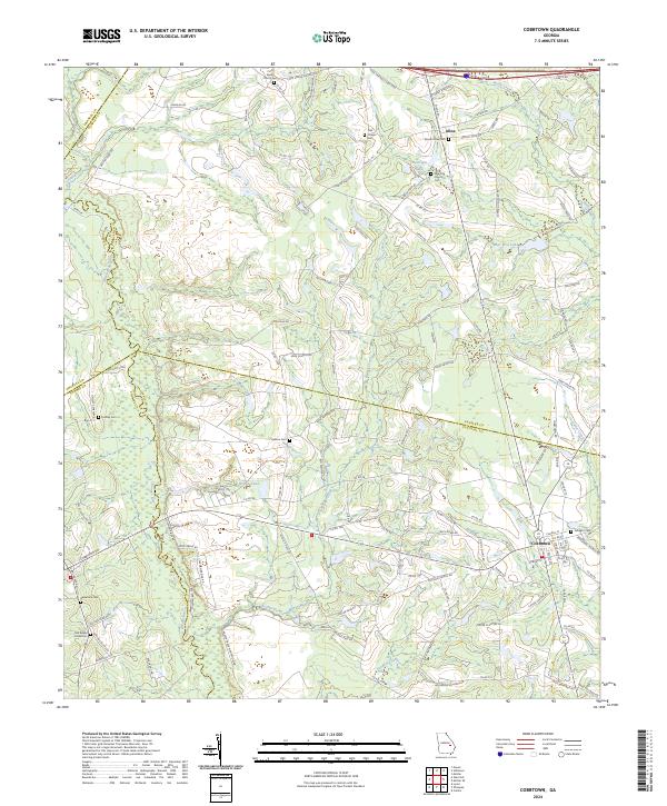 Cobbtown, GA — USGS 7.5-minute topo (2024)