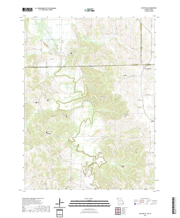 Coatsville, MO-IA — USGS 7.5-minute topo (2021)