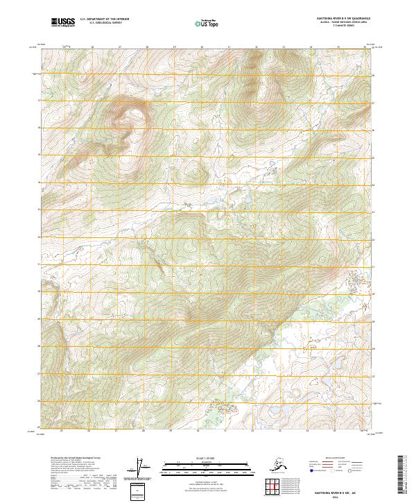 Kantishna River B-5 SW, AK — USGS 7.5-minute topo (2024)