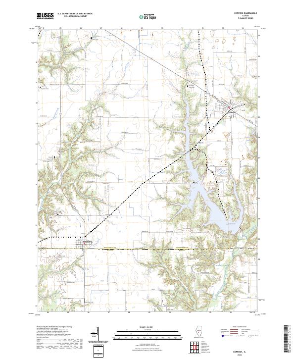 Coffeen, IL — USGS 7.5-minute topo (2024)