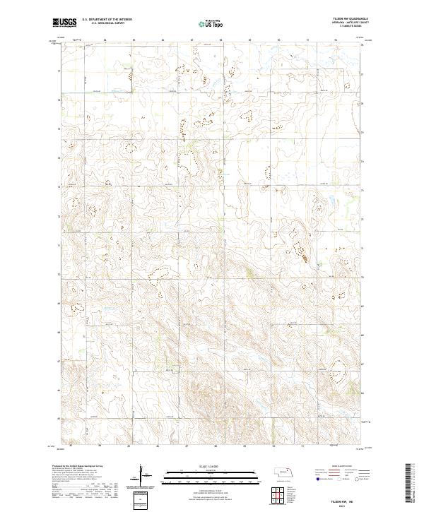 Tilden NW, NE — USGS 7.5-minute topo (2021)