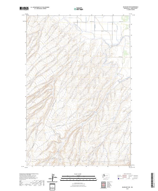 Bluelight NW, WA — USGS 7.5-minute topo (2023)