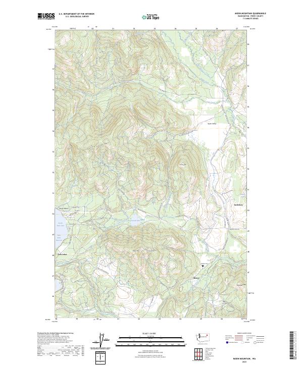 Moon Mountain, WA — USGS 7.5-minute topo (2023)