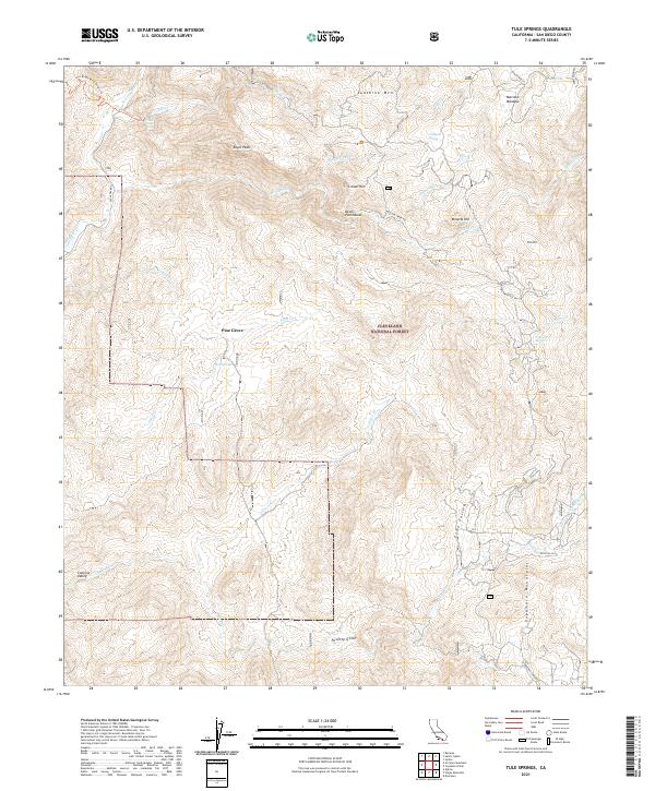Tule Springs, CA — USGS 7.5-minute topo (2021)