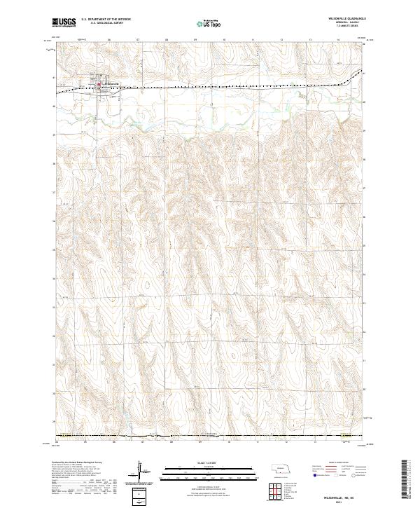 Wilsonville, NE-KS — USGS 7.5-minute topo (2021)