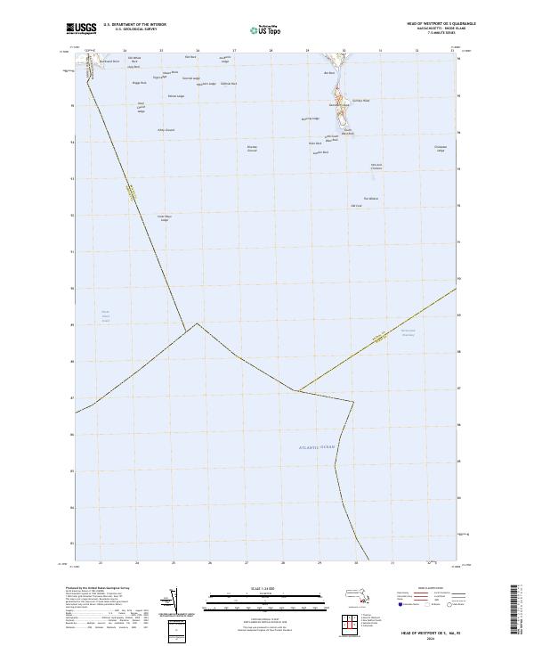 Head of Westport OE S, MA-RI — USGS 7.5-minute topo (2024)