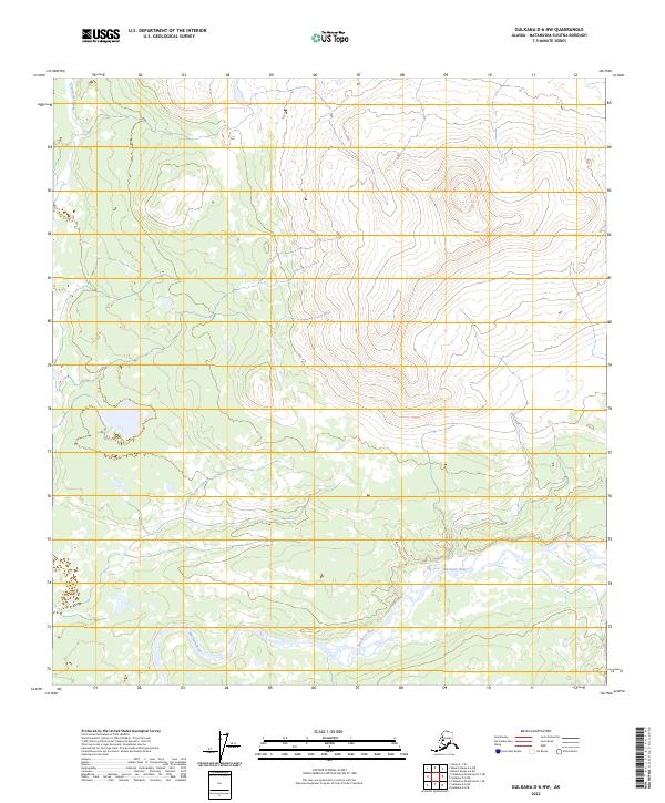 Gulkana D-6 NW, AK — USGS 7.5-minute topo (2023)