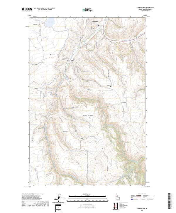 Sweetwater, ID — USGS 7.5-minute topo (2024)
