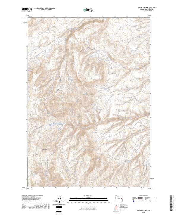 Westfall Butte, OR — USGS 7.5-minute topo (2024)