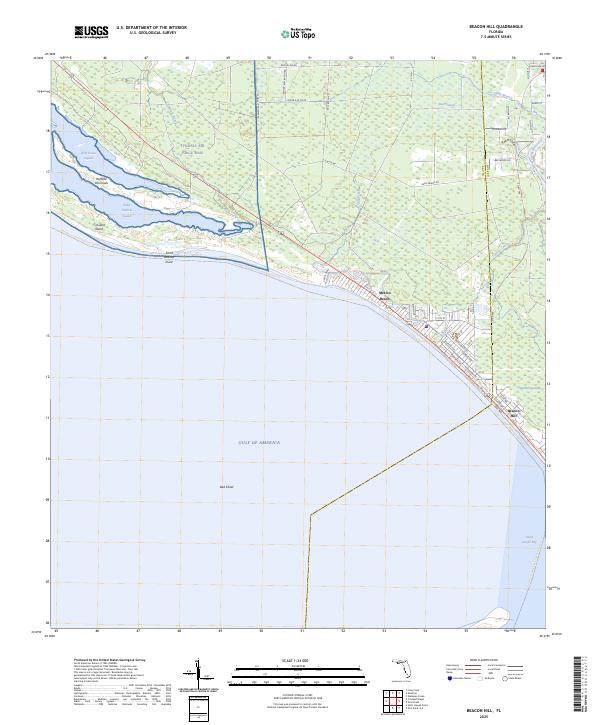 Beacon Hill, FL — USGS 7.5-minute topo (2025)