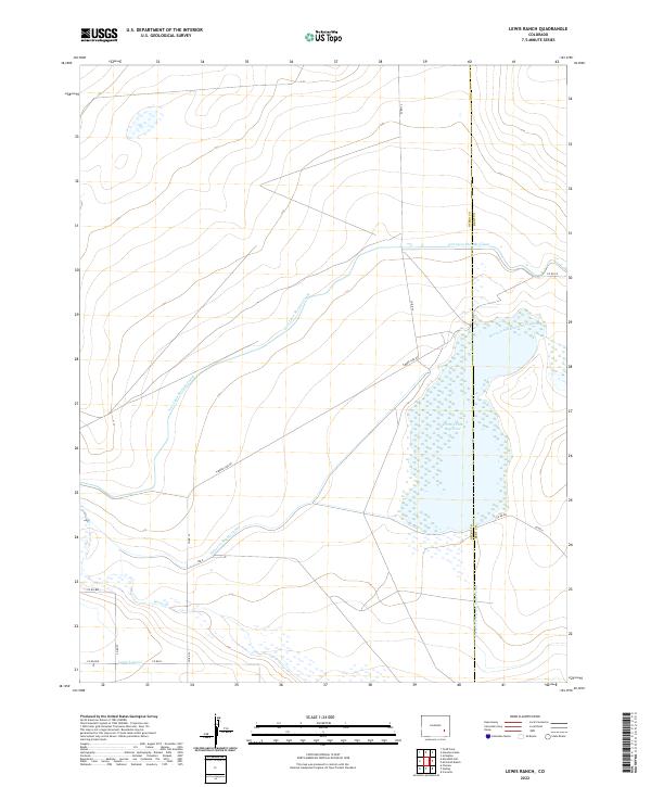 Lewis Ranch, CO — USGS 7.5-minute topo (2022)