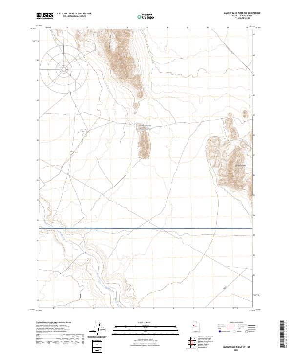 Camels Back Ridge SW, UT — USGS 7.5-minute topo (2023)