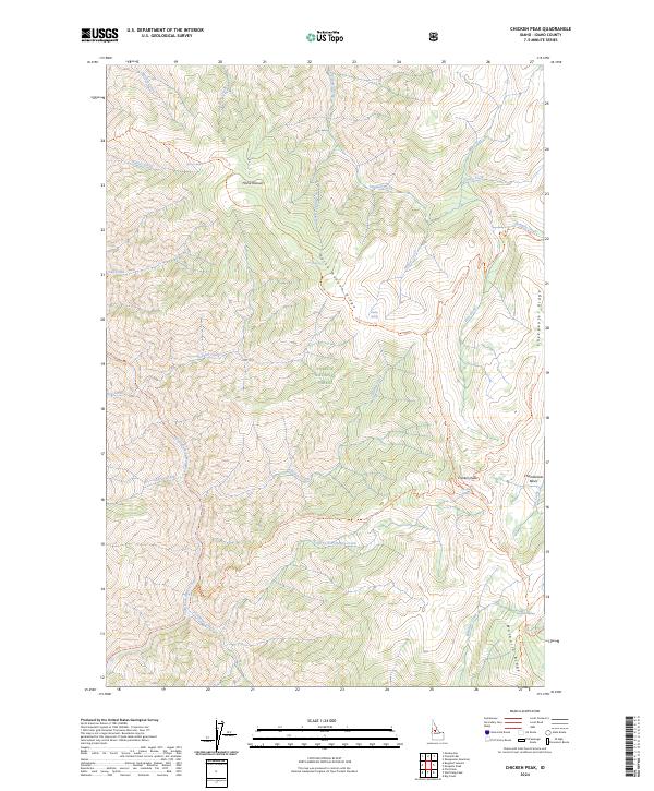 Chicken Peak, ID — USGS 7.5-minute topo (2024)