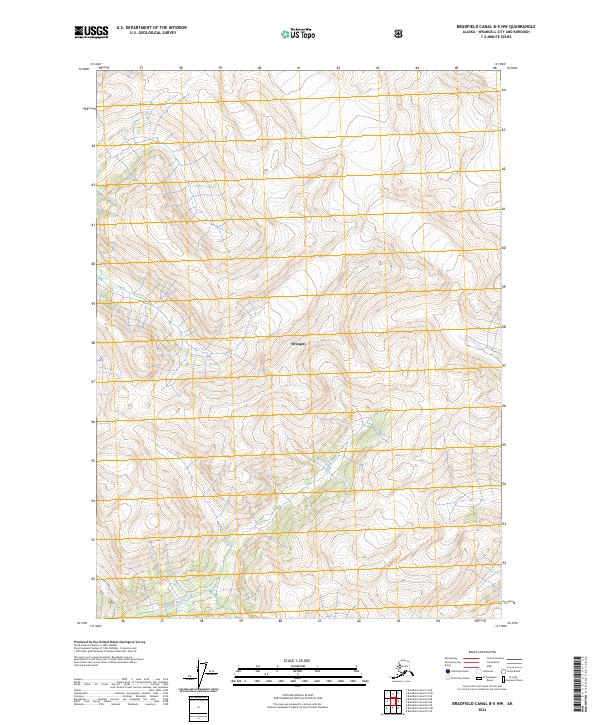 Bradfield Canal B-5 NW, AK — USGS 7.5-minute topo (2024)