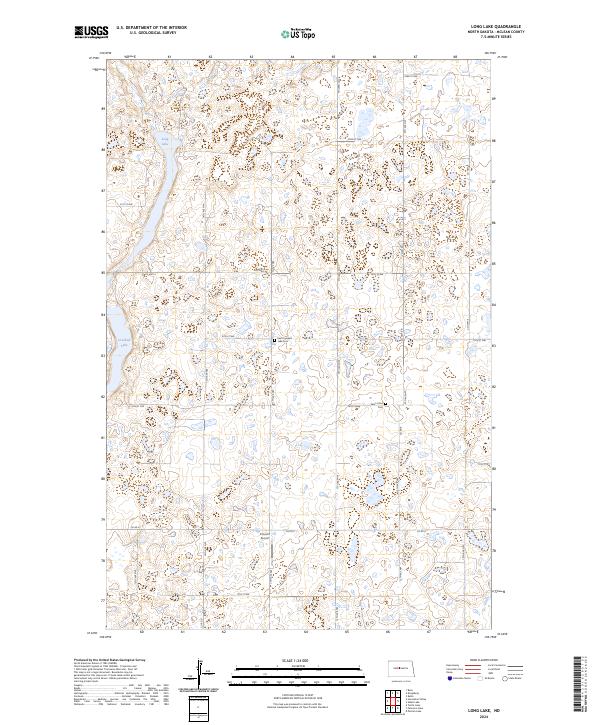 Long Lake, ND — USGS 7.5-minute topo (2024)