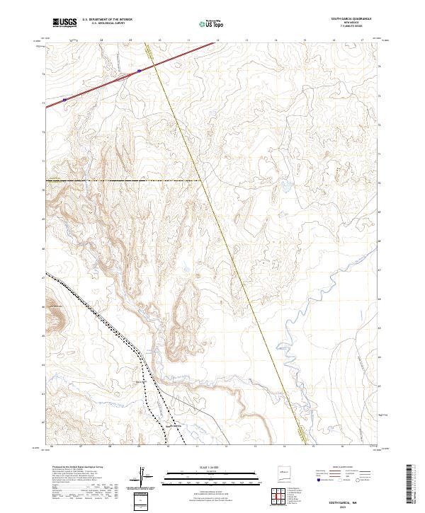 South Garcia, NM — USGS 7.5-minute topo (2023)