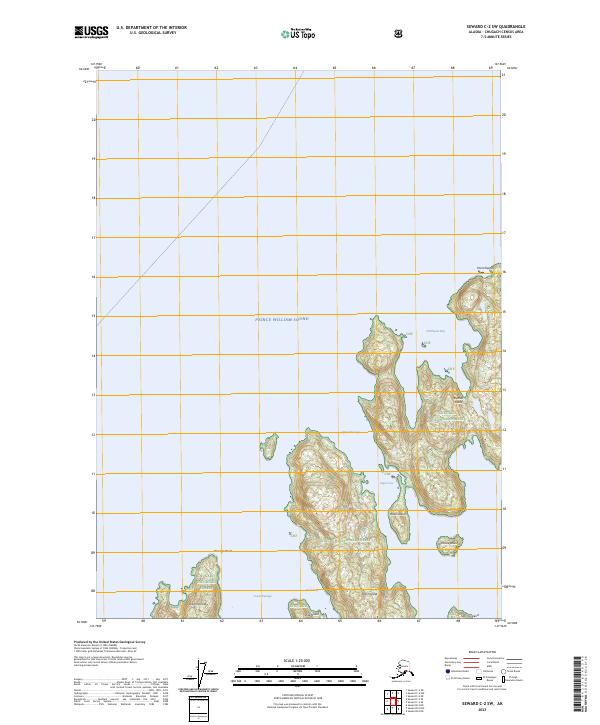 Seward C-2 SW, AK — USGS 7.5-minute topo (2023)