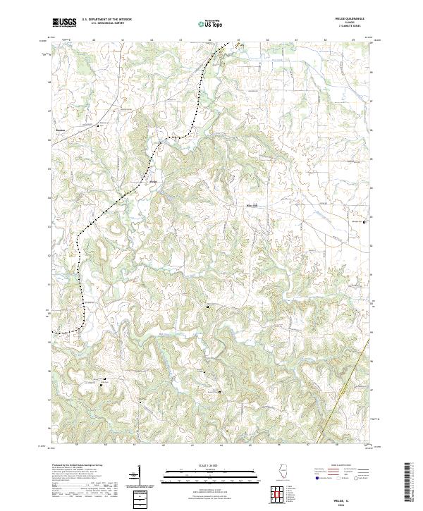 Welge, IL — USGS 7.5-minute topo (2024)