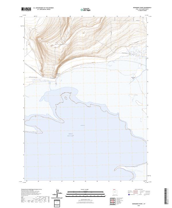 Monument Point, UT — USGS 7.5-minute topo (2023)