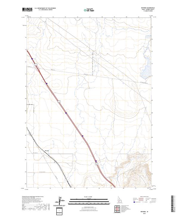 Reverse, ID — USGS 7.5-minute topo (2023)