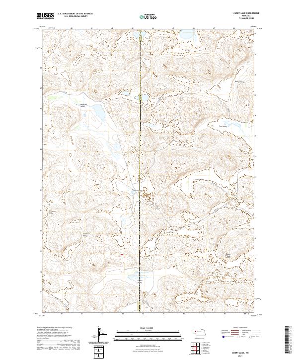 Curry Lake, NE — USGS 7.5-minute topo (2021)