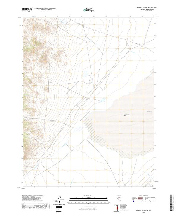 Carroll Summit SE, NV — USGS 7.5-minute topo (2021)