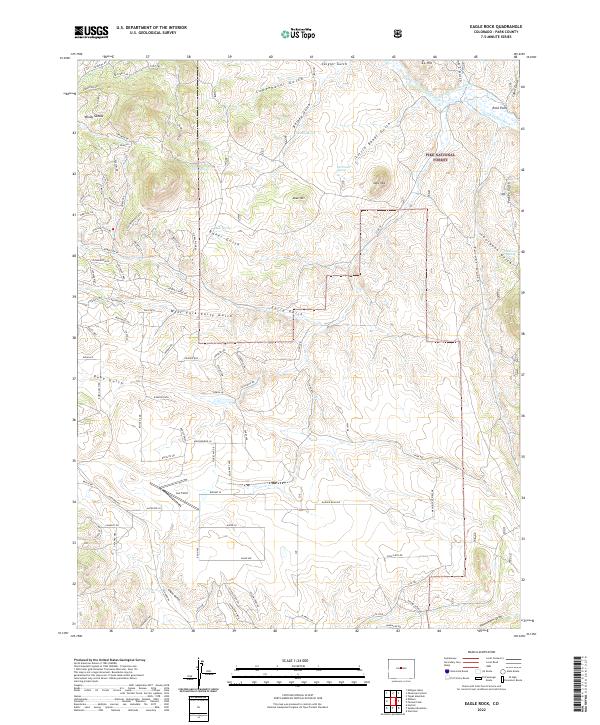 Eagle Rock, CO — USGS 7.5-minute topo (2022)