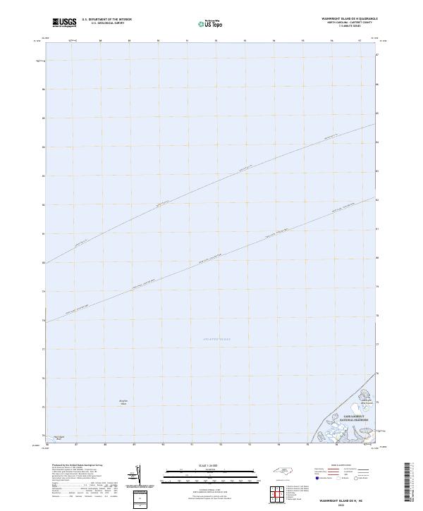 Wainwright Island OE N, NC — USGS 7.5-minute topo (2022)