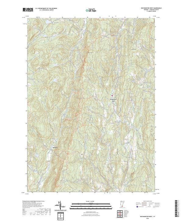 Westminster West, VT — USGS 7.5-minute topo (2024)