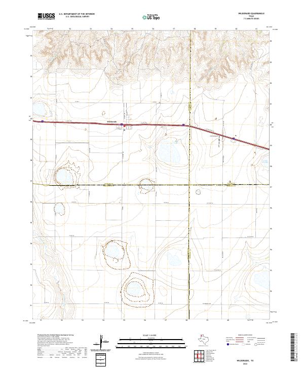 Wildorado, TX — USGS 7.5-minute topo (2022)