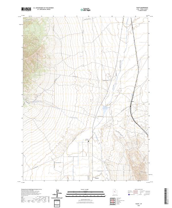 Faust, UT — USGS 7.5-minute topo (2023)