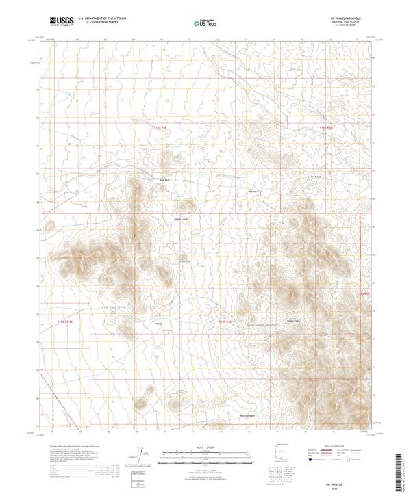 Ko Vaya, AZ — USGS 7.5-minute topo (2026)