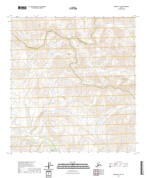 Nabesna C-4 SW, AK — USGS 7.5-minute topo (2023)