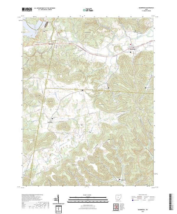 Bainbridge, OH — USGS 7.5-minute topo (2023)