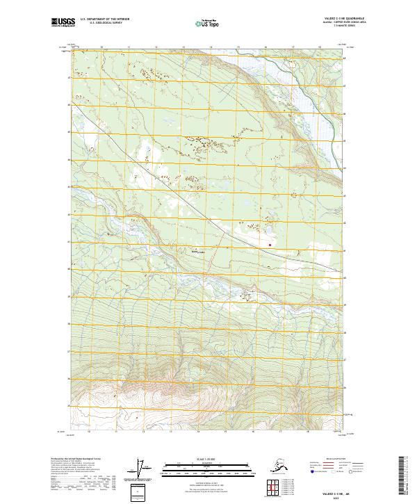 Valdez C-3 NE, AK — USGS 7.5-minute topo (2023)