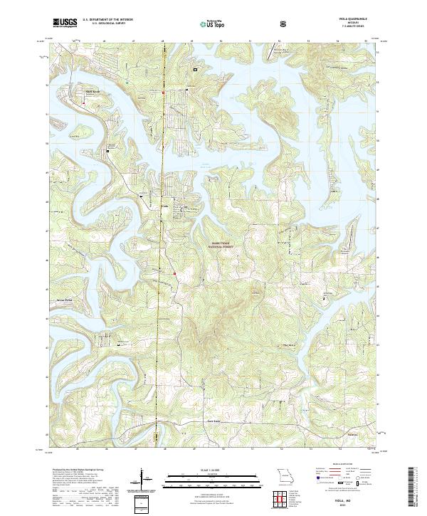 Viola, MO — USGS 7.5-minute topo (2021)
