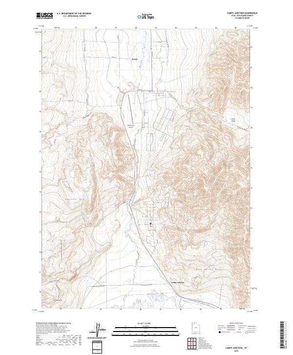 Lampo Junction, UT — USGS 7.5-minute topo (2023)