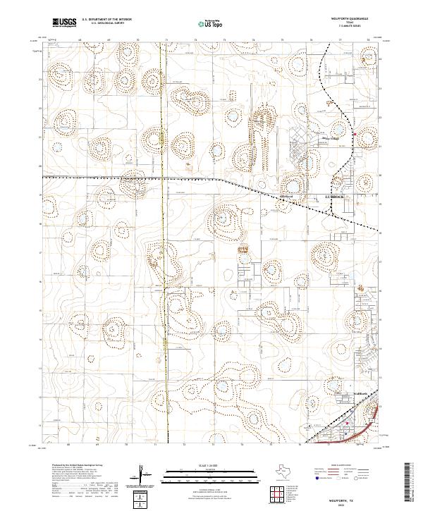 Wolfforth, TX — USGS 7.5-minute topo (2022)